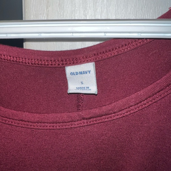 Old navy maroon spaghetti strap dress - Picture 2 of 2